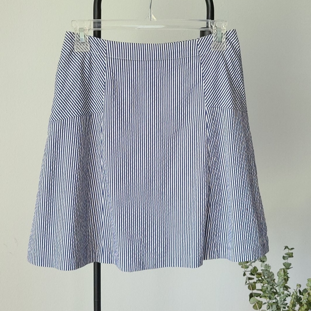 LOFT Pinstripe Skirt